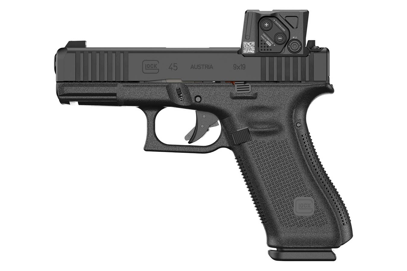 GLOCK 45 G6 9mm Semi-Auto Pistol w/ DC8 Aimpoint COA Red-Dot Sight